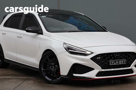 White 2021 Hyundai I30 Hatchback N Premium With Sunroof