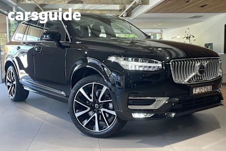 Black 2024 Volvo XC90 Wagon Ultimate B6 Bright Mhev