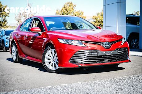 Red 2020 Toyota Camry Sedan Ascent