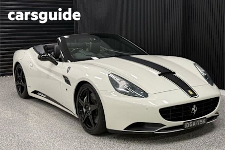 White 2012 Ferrari California Convertible