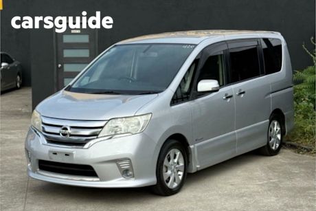 Silver 2013 Nissan Serena Commercial Highway Star HV