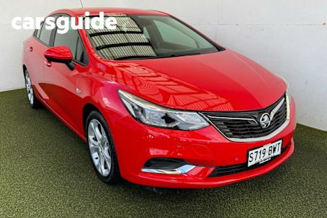 Red 2017 Holden Astra Sedan LTZ