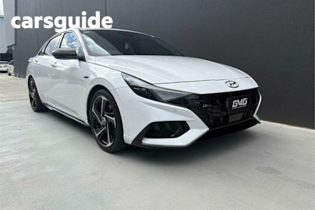 White 2023 Hyundai I30 Sedan N Line Premium