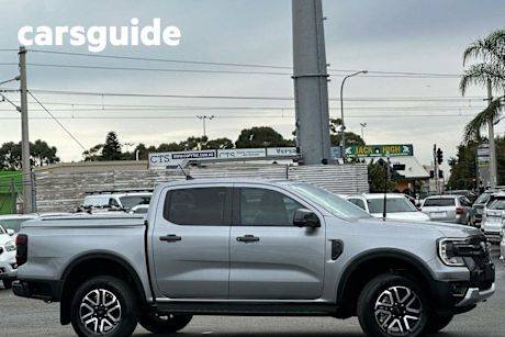 Silver 2023 Ford Ranger Double Cab Pick Up Sport 3.0 (4X4)