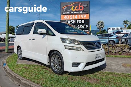 White 2012 Toyota Vellfire Wagon X