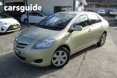 Tan 2007 Toyota Yaris Sedan YRS