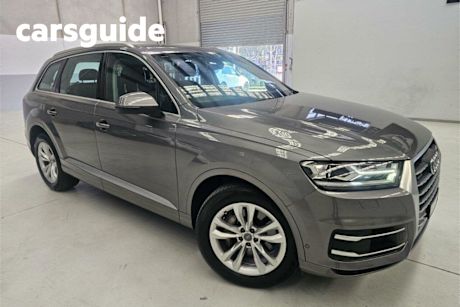 Grey 2018 Audi Q7 Wagon 3.0 TDI Quattro