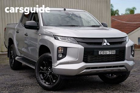 Silver 2021 Mitsubishi Triton Double Cab Pick Up GLX-R (4X4)