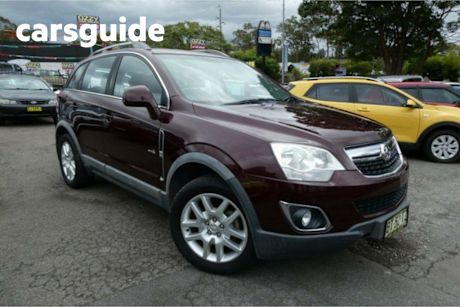 Red 2012 Holden Captiva Wagon 5 (FWD)