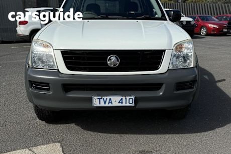 White 2005 Holden Rodeo Cab Chassis LX