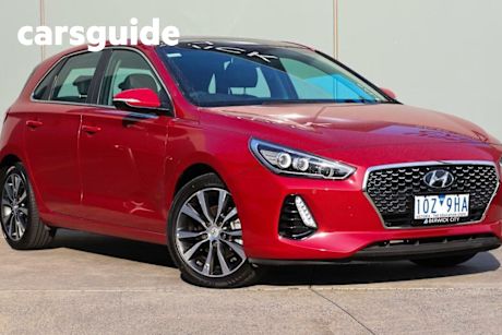 Red 2018 Hyundai I30 Hatchback Premium