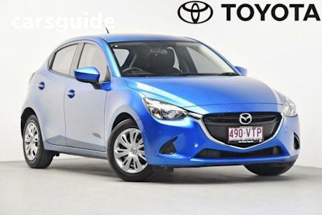 Blue 2015 Mazda 2 Hatchback NEO
