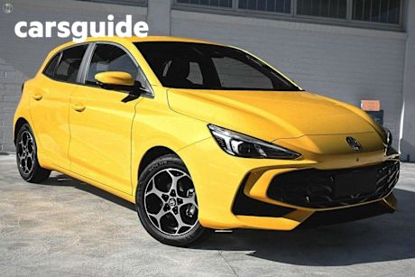 Yellow 2024 MG MG3 Hatch Essence