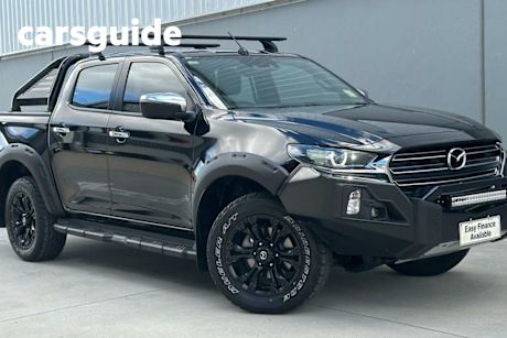 Black 2021 Mazda BT-50 Dual Cab Pick-up GT Thunder (4X4)