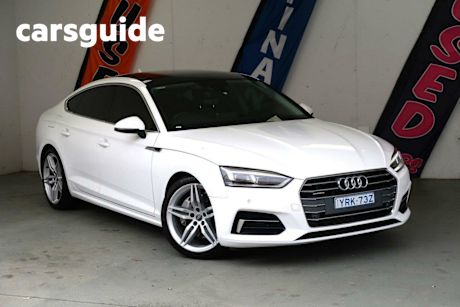 White 2017 Audi A5 Coupe 2.0 Tfsi Quattro S Tronic Sprt