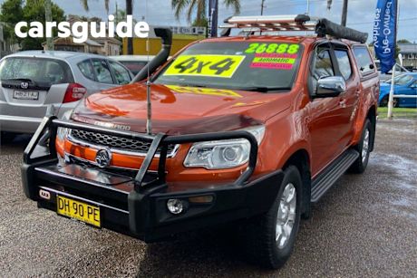 Orange 2014 Holden Colorado Crew Cab Pickup LTZ (4X4)