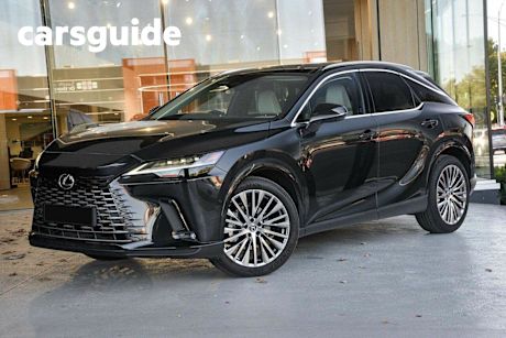Black 2024 Lexus RX Wagon RX350h E-CVT eFour Sports Luxury