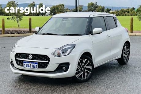 White 2022 Suzuki Swift Hatchback GLX Turbo