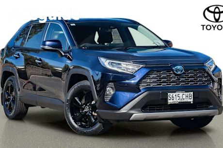 Blue 2020 Toyota RAV4 Wagon Cruiser (2WD) Hybrid