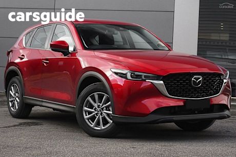 Red 2025 Mazda CX-5 Wagon G25 SKYACTIV-Drive FWD Maxx Sport