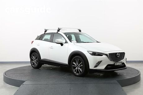 White 2016 Mazda CX-3 Wagon S Touring (awd)
