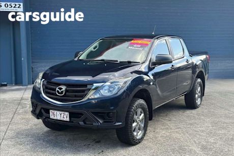 Blue 2019 Mazda BT-50 Dual Cab Utility XT (4X4) (5YR)