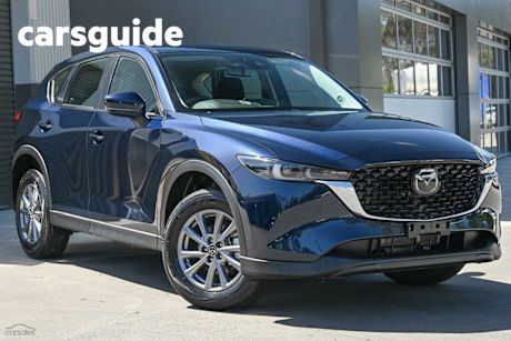 Blue 2025 Mazda CX-5 Wagon G25 SKYACTIV-Drive FWD Maxx Sport