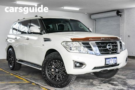 White 2018 Nissan Patrol Wagon Ti-L (4x4) Y62 SERIES 4 MY18