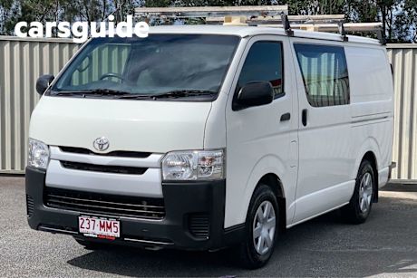 White 2018 Toyota Hiace Van LWB