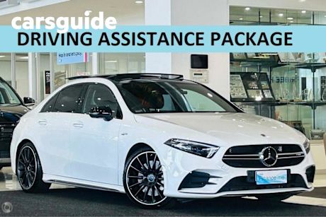 White 2022 Mercedes-Benz A35 Sedan 4Matic