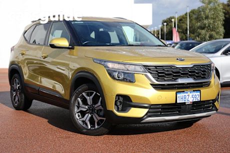 Yellow 2020 Kia Seltos Wagon Sport+ (fwd)