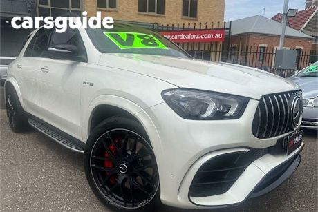 White 2021 Mercedes-Benz GLE63 Wagon S 4Matic+ (hybrid)