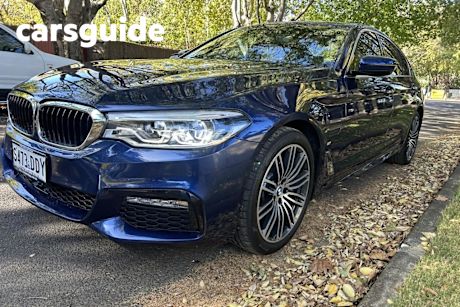 Blue 2018 BMW 530E Sedan Iperf (hybrid) M Sport