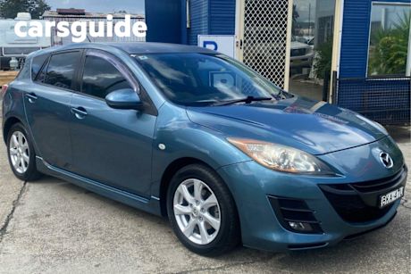 Blue 2009 Mazda 3 Hatchback Maxx Sport