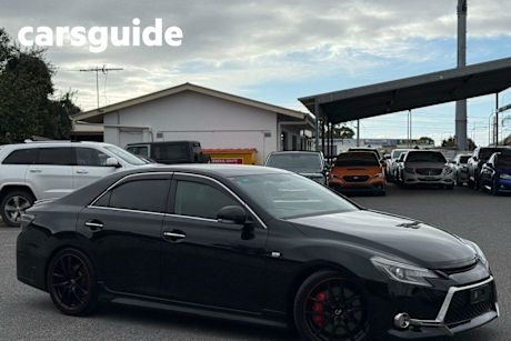 Black 2015 Toyota Mark X Sedan Premium