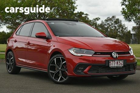 Red 2024 Volkswagen Polo Hatchback GTI