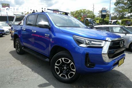 Blue 2020 Toyota Hilux Double Cab Pick Up SR5 HI-Rider