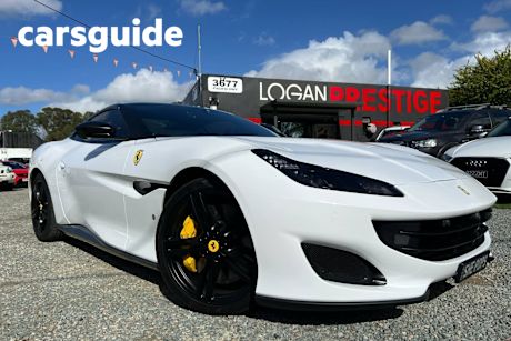White 2019 Ferrari Portofino Convertible