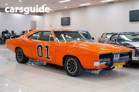 Orange 1969 Dodge Charger Coupe