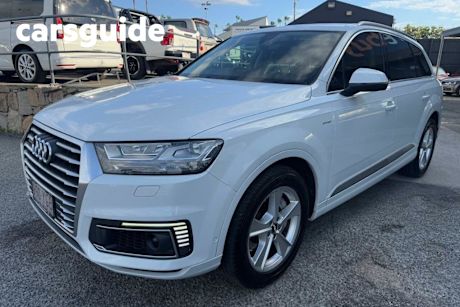 White 2018 Audi Q7 Wagon e-tron Tiptronic Quattro