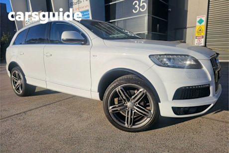White 2014 Audi Q7 Wagon 3.0 TDI Quattro