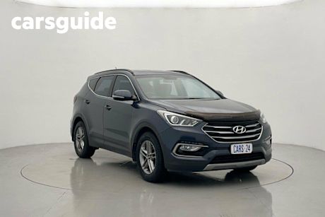 Grey 2016 Hyundai Santa FE Wagon Active Crdi (4X4)
