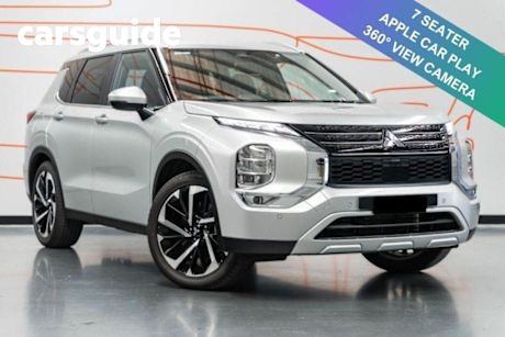 Silver 2022 Mitsubishi Outlander Wagon Aspire 7 Seat (2WD)