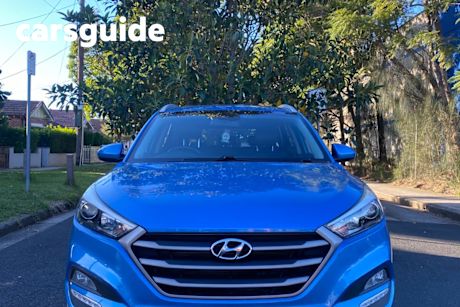Blue 2015 Hyundai Tucson Wagon Active X (fwd)