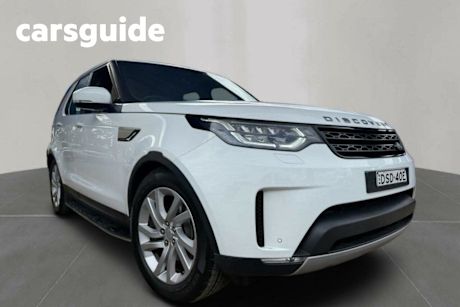 White 2017 Land Rover Discovery Wagon TD6 HSE
