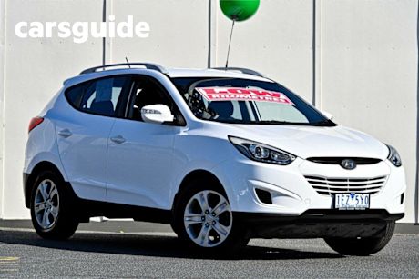 White 2014 Hyundai IX35 Wagon Active (fwd)