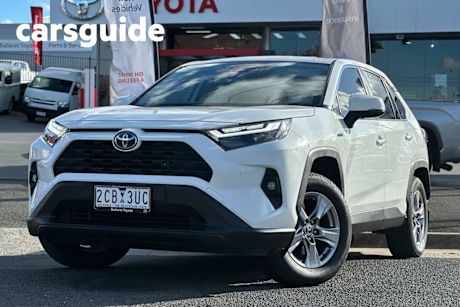 White 2021 Toyota RAV4 Wagon GX (2WD) Hybrid