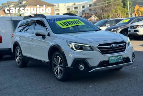 White 2018 Subaru Outback Wagon 2.5I Premium
