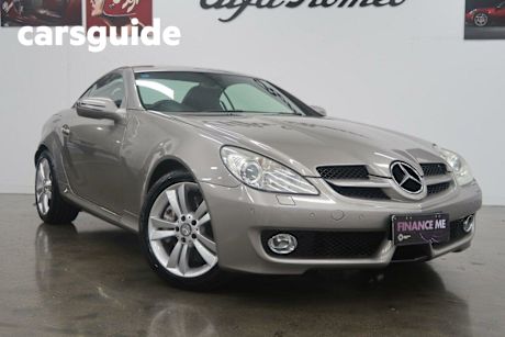 Silver 2008 Mercedes-Benz SLK350 Convertible