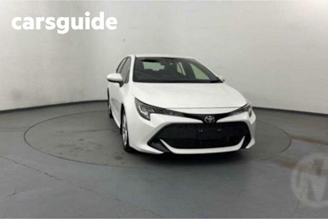 White 2022 Toyota Corolla Hatchback Ascent Sport + Navigation